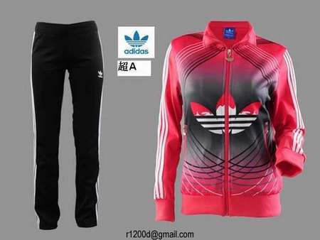 survetement adidas fille rose et noir